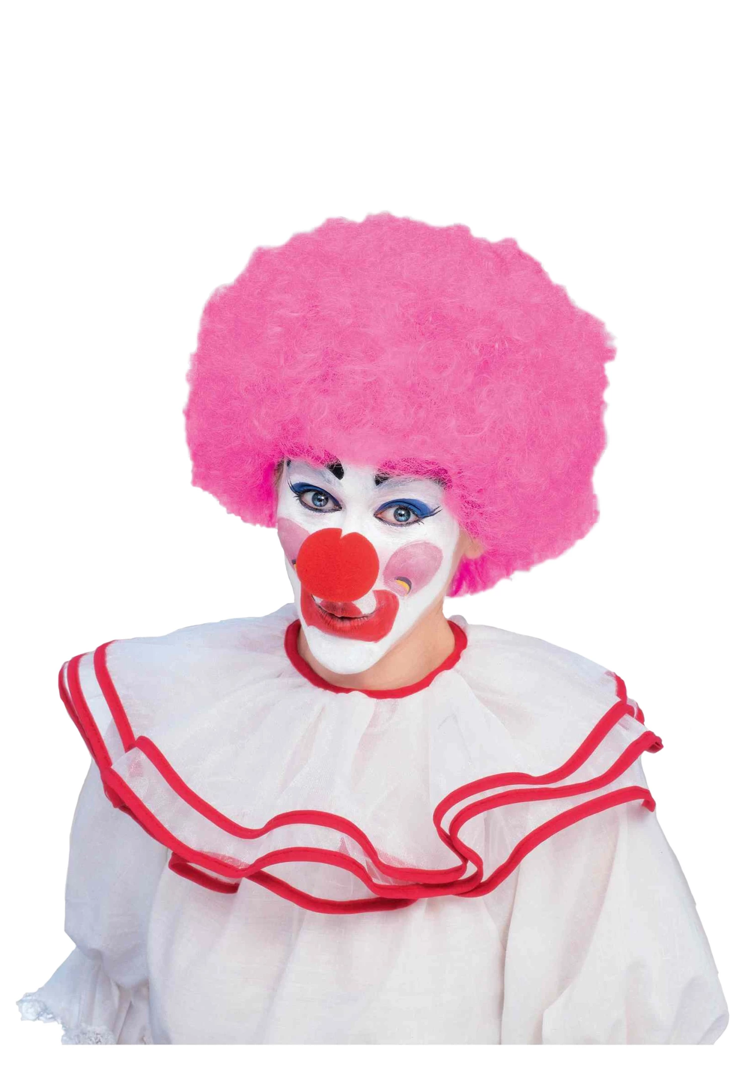Forum Novelties, Inc Pink Afro Clown Wig 1 Forum Novelties, Inc Pink Afro Clown Wig