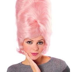 Rubies Costume Co. Inc Pink Beehive Wig