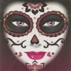 Forum Novelties, Inc Pink Glitter Day Of The Dead Face Art