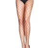 Leg Avenue Plus Size Fence Net Pantyhose
