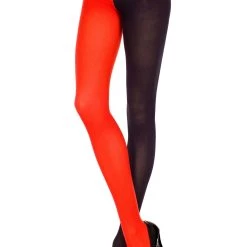 Music Legs Plus Size Opaque Jester Tights
