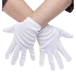 Fun World Plus Size White Gloves