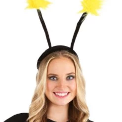 Elope Light Up Pom Antennae LumenEars Headband 13 Elope Light Up Pom Antennae LumenEars Headband -Cheap Halloween Store pom antennae lumenears light up headband 1