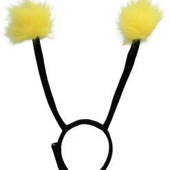 Elope Light Up Pom Antennae LumenEars Headband 15 Elope Light Up Pom Antennae LumenEars Headband -Cheap Halloween Store pom antennae lumenears light up headband 3