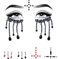 Leg Avenue Possessed Nun Adhesive Face Jewel Kit