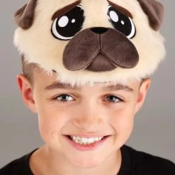 Elope Pug Plush Headband & Tail Kit -Cheap Halloween Store pug plush headband tail kit alt 5