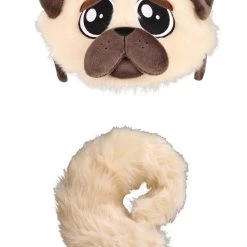 Elope Pug Plush Headband & Tail Kit -Cheap Halloween Store pug plush headband tail kit alt 8