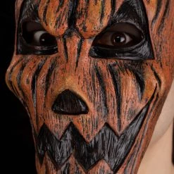 Oktober Studios Jack-O-Lantern Pumpkin Mask For Adults -Cheap Halloween Store pumpkin mask alt 2