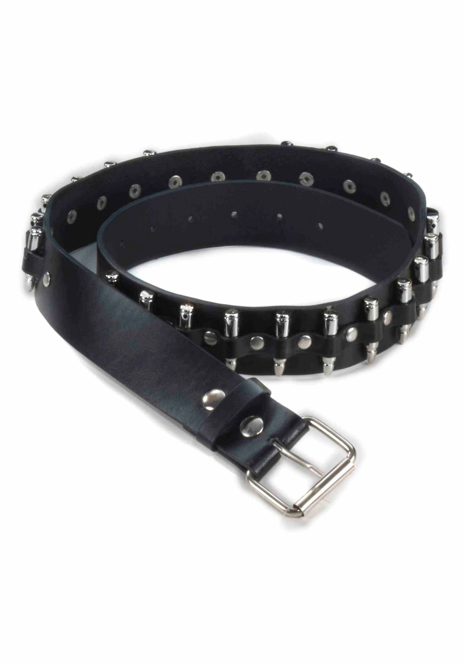Forum Novelties, Inc Punk Rock Silver Bullet Belt 1 Forum Novelties, Inc Punk Rock Silver Bullet Belt