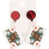 Anarchy Street Queen Of Hearts Drop Earrings