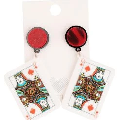 Anarchy Street Queen Of Hearts Drop Earrings