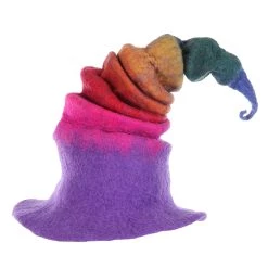 Elope Adult Rainbow Borealis Heartfelted Witch Costume Hat 14 Elope Adult Rainbow Borealis Heartfelted Witch Costume Hat -Cheap Halloween Store rainbow borealis heartfelted witch hat alt 5
