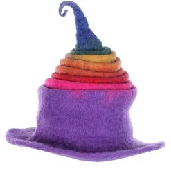 Elope Adult Rainbow Borealis Heartfelted Witch Costume Hat 15 Elope Adult Rainbow Borealis Heartfelted Witch Costume Hat -Cheap Halloween Store rainbow borealis heartfelted witch hat alt 6