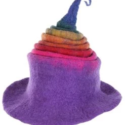 Elope Adult Rainbow Borealis Heartfelted Witch Costume Hat 16 Elope Adult Rainbow Borealis Heartfelted Witch Costume Hat -Cheap Halloween Store rainbow borealis heartfelted witch hat alt 7