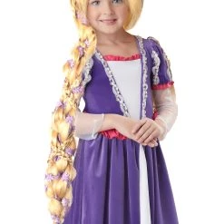 California Costume Collection Rapunzel Costume Wig With Flowers