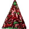 Jacobson Hats Red And Green Santa Claus Flip Sequin Hat