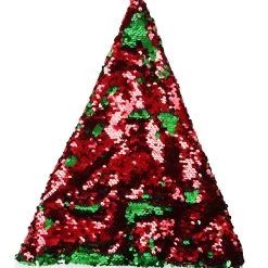 Jacobson Hats Red And Green Santa Claus Flip Sequin Hat