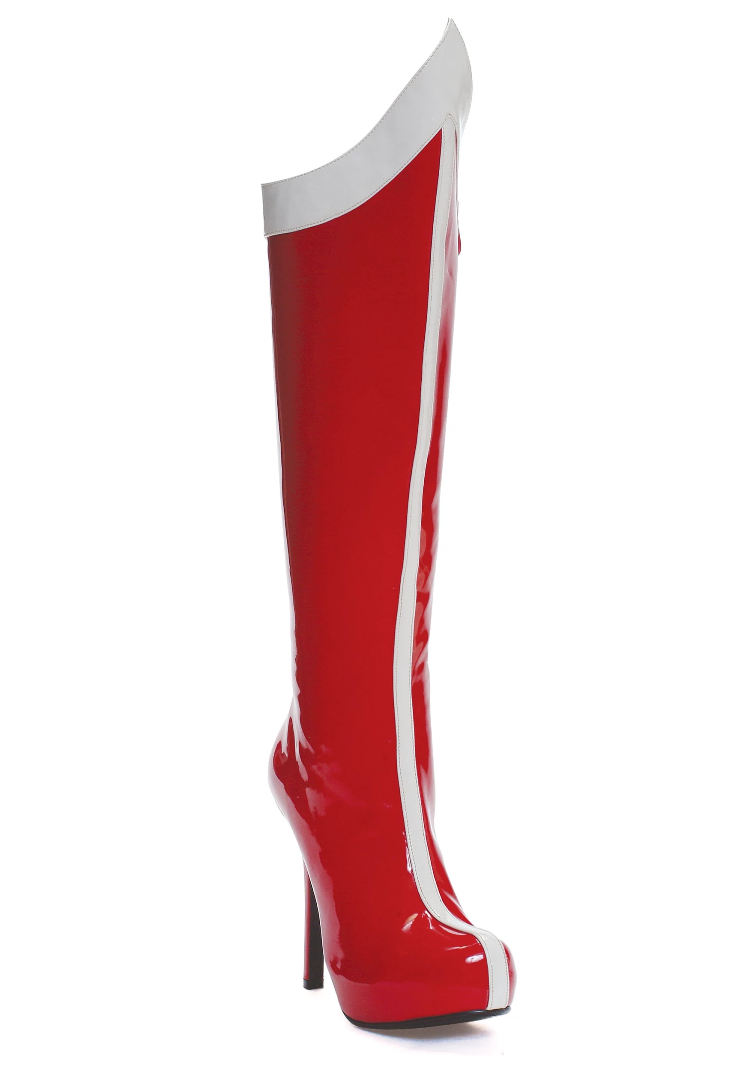 Ellie Red And White Superhero Boots 1 Ellie Red And White Superhero Boots