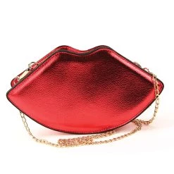 Comeco Red Lips Purse For Women -Cheap Halloween Store red lips purse alt 2