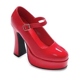 Ellie Mary Jane Red Platform Shoes