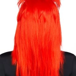 Leg Avenue Red Rocker Wig -Cheap Halloween Store red rocker wig alt 2