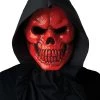 California Costume Collection Red Skull Light Up Adult Mask