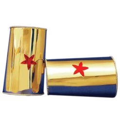 Elope Red Star Gold Cuffs