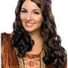 Rubies Costume Co. Inc Renaissance Girl Brown Wig