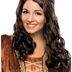 Rubies Costume Co. Inc Renaissance Girl Brown Wig