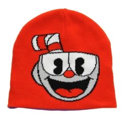 Elope Cuphead Reversible Knit Hat