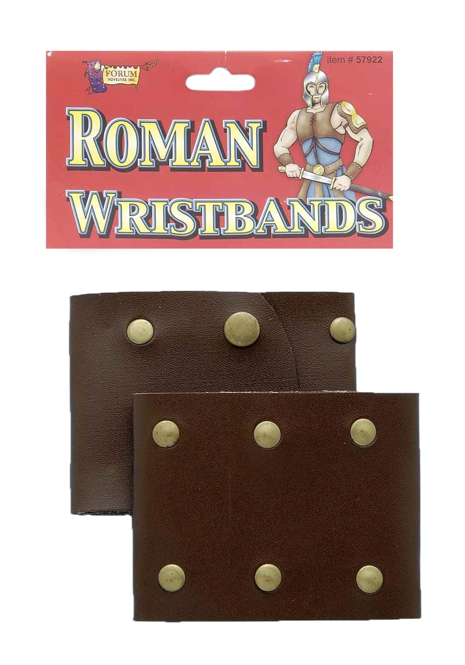 Forum Novelties, Inc Roman Leather Wristbands 1 Forum Novelties, Inc Roman Leather Wristbands
