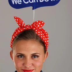 Elope Costume Kit For Rosie The Riveter -Cheap Halloween Store rosie the riveter costume kit alt 2