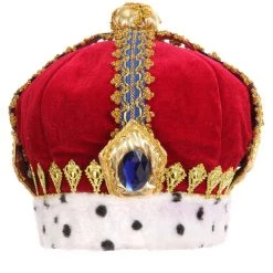 Elope Royal King Costume Hat -Cheap Halloween Store royal king hat alt 2