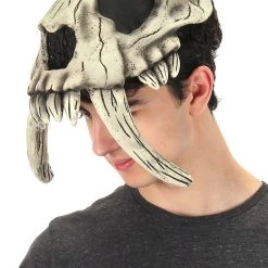 Elope Sabertooth | Skull Mask -Cheap Halloween Store sabertooth skull mask alt 2