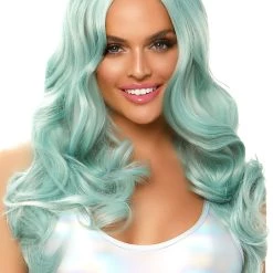 Leg Avenue Sage Space Buns Wig -Cheap Halloween Store sage space buns wig alt 3