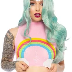 Leg Avenue Sage Space Buns Wig -Cheap Halloween Store sage space buns wig alt 5