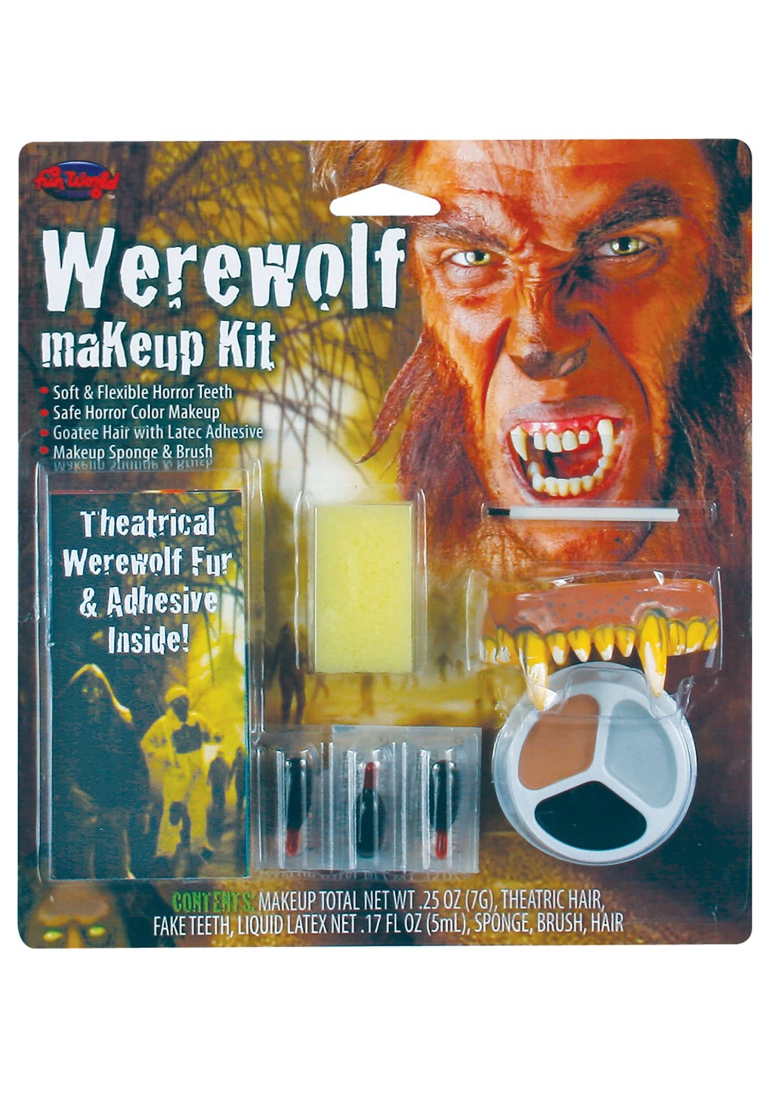 Fun World Scary Werewolf Makeup Kit 1 Fun World Scary Werewolf Makeup Kit