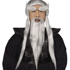 Fun World Sensei Wig And Beard Set