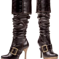 Ellie Sexy Buckle Pirate Boots