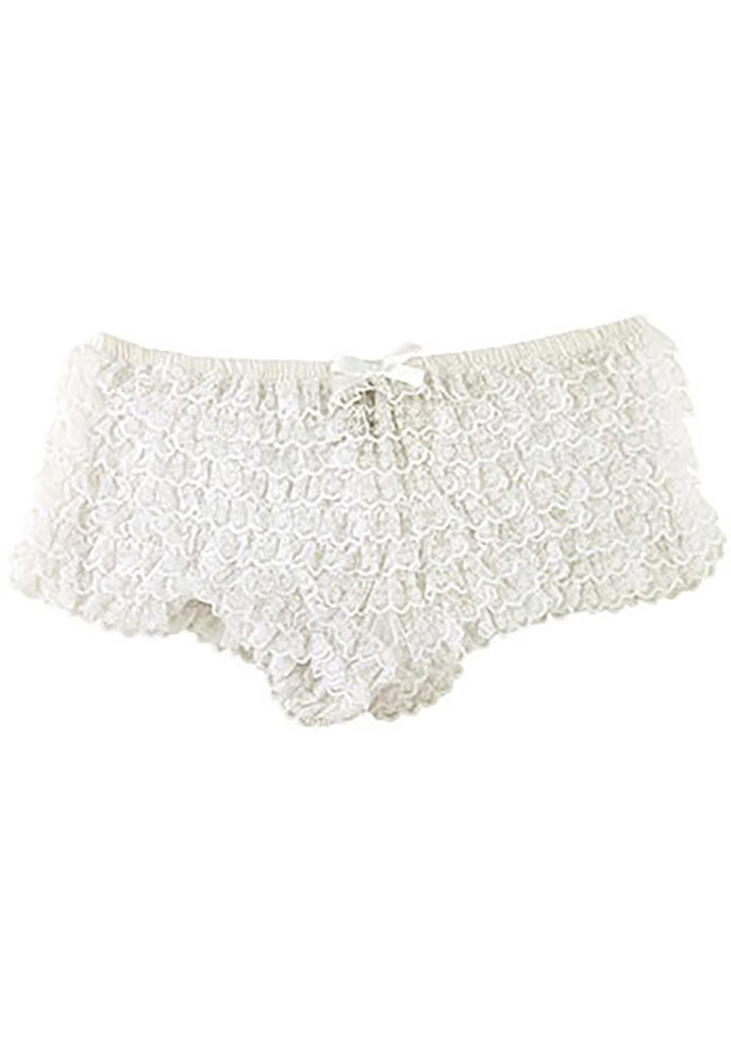 Leg Avenue Sexy White Ruffle Tanga Panties 1 Leg Avenue Sexy White Ruffle Tanga Panties