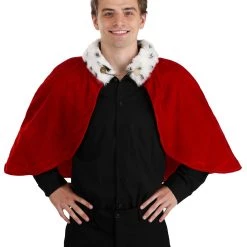 Elope Unisex Short Royal Cape Accessory -Cheap Halloween Store short royal cape accessory alt 3