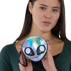 Comeco Silver Alien Women's Wristlet