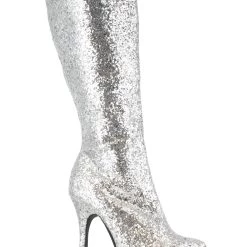 Ellie Silver Glitter Boots