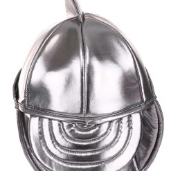 Elope Silver Knight Soft Costume Helmet Accessory -Cheap Halloween Store silver knight plush helmet alt 4