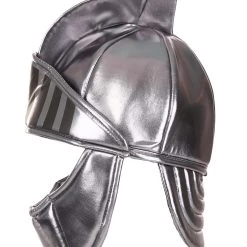 Elope Silver Knight Soft Costume Helmet Accessory -Cheap Halloween Store silver knight plush helmet alt 5