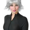 Charades Silver Superhero Wig