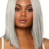 Leg Avenue Long Tinsel Silver Bob Wig