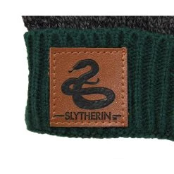 Elope Slytherin Heathered Knit Warm Beanie -Cheap Halloween Store slytherin heathered knit beanie alt 3