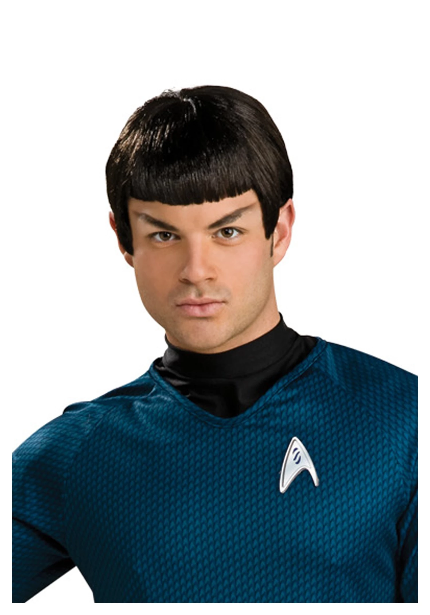 Rubies Costume Co. Inc Spock Vinyl Wig With Ears 1 Rubies Costume Co. Inc Spock Vinyl Wig With Ears