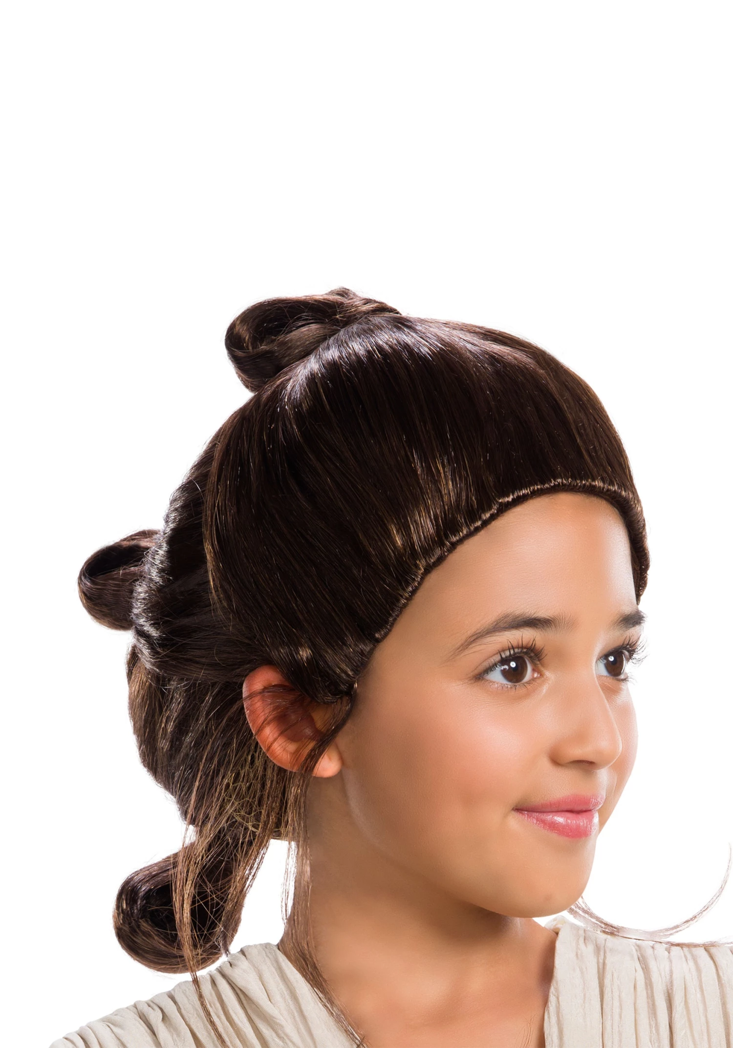 Rubies Costume Co. Inc Kids Star Wars Rey Wig 1 Rubies Costume Co. Inc Kids Star Wars Rey Wig